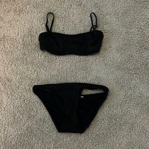 NWOT black hollister bikini